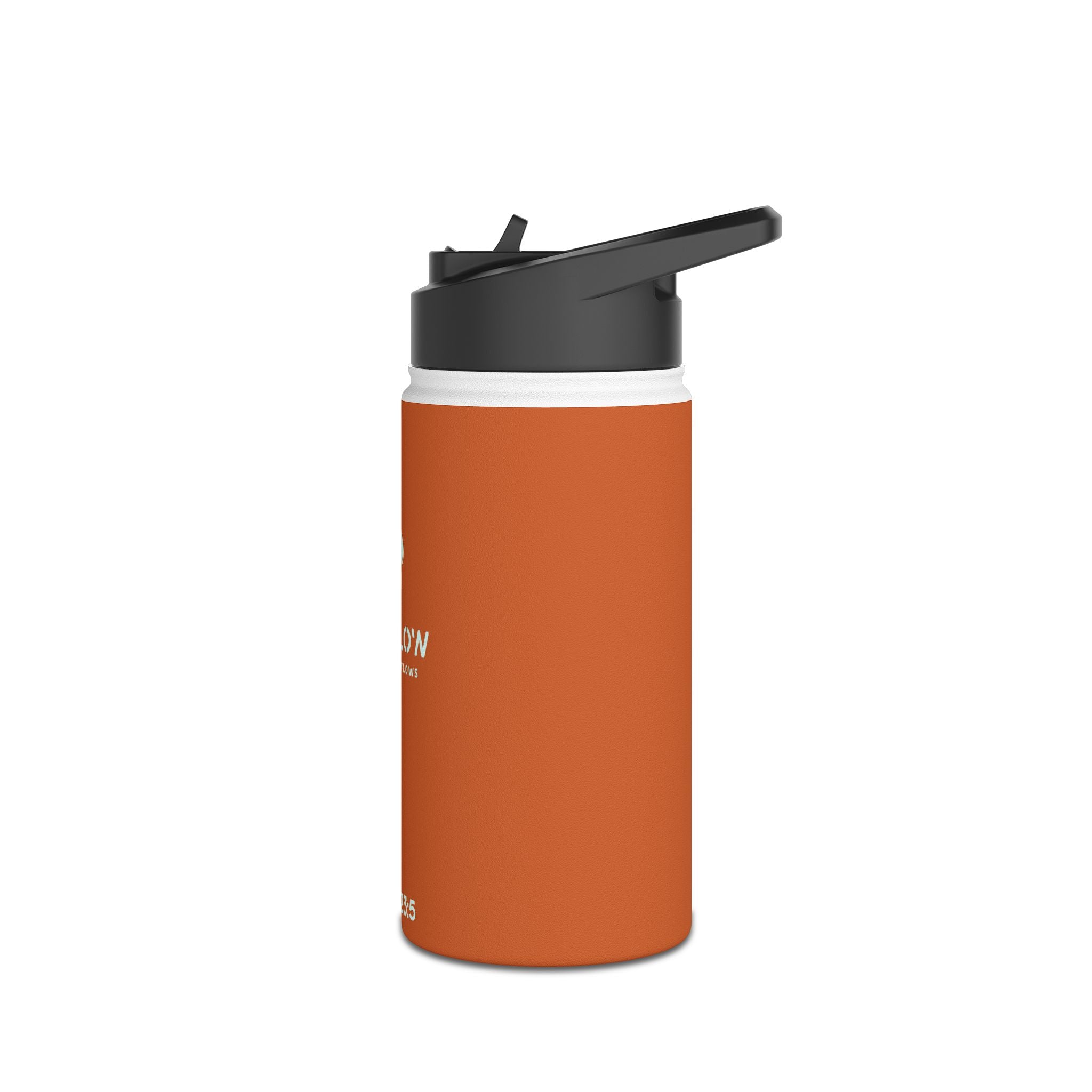 Overflow Stainless Steel Water Bottle - Orange