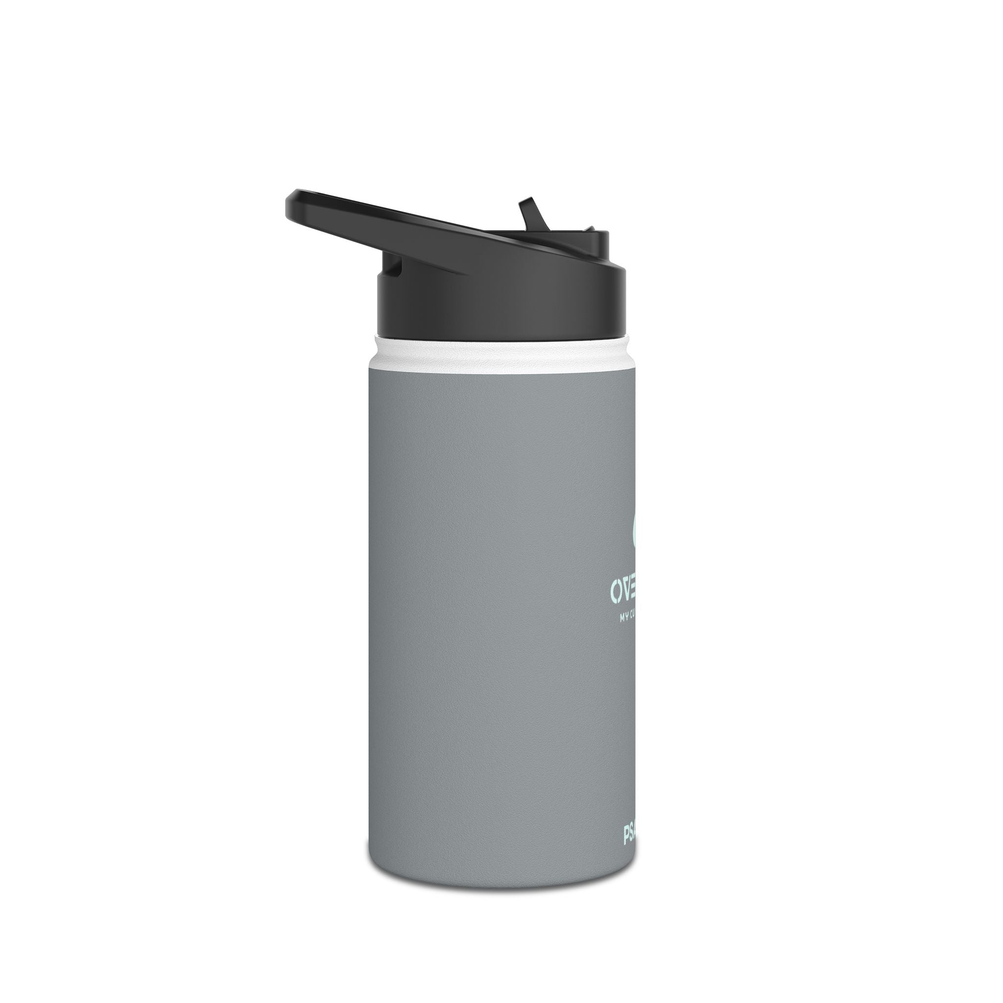 Overflow Stainless Steel Water Bottle - Grey