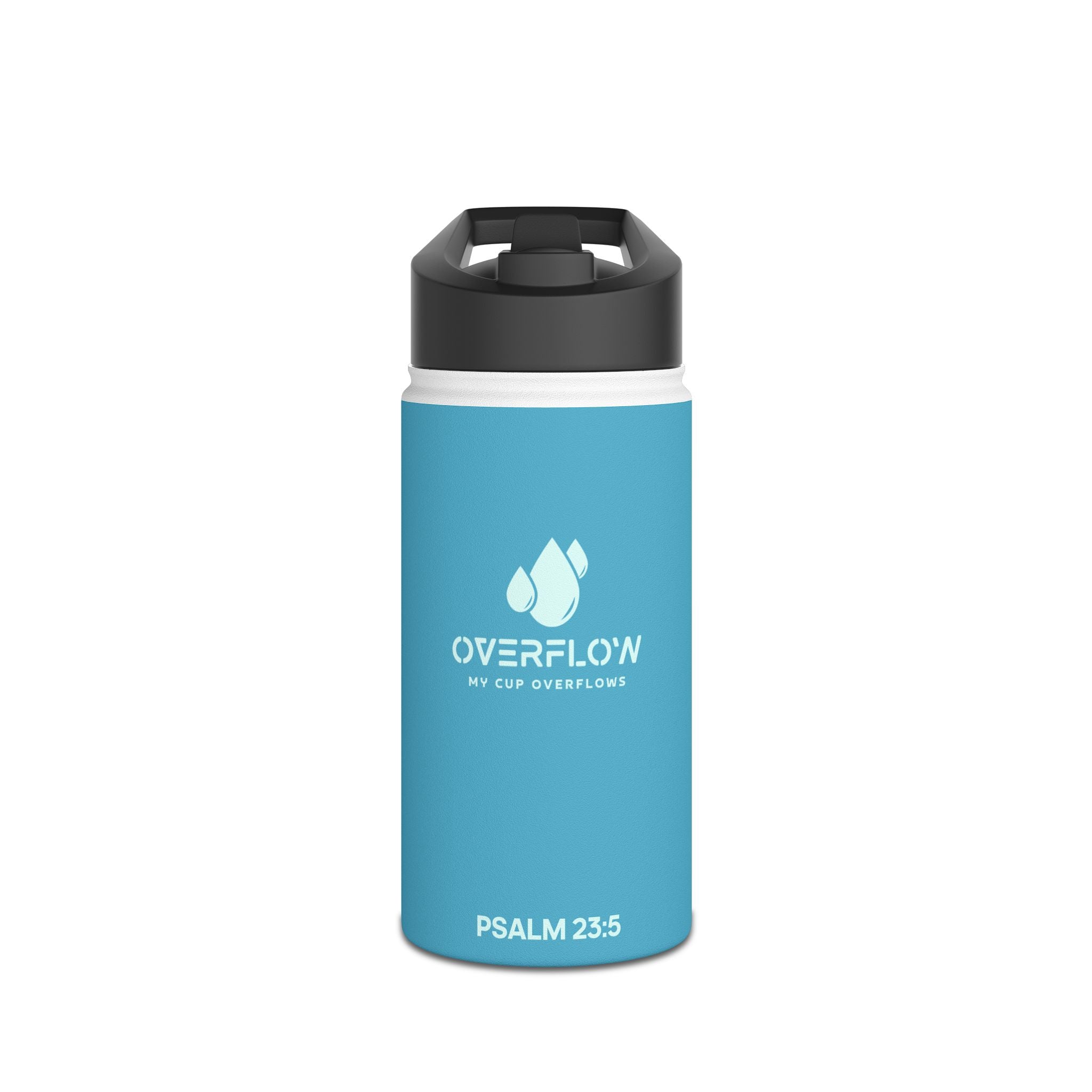 Overflow Stainless Steel Water Bottle - Blue