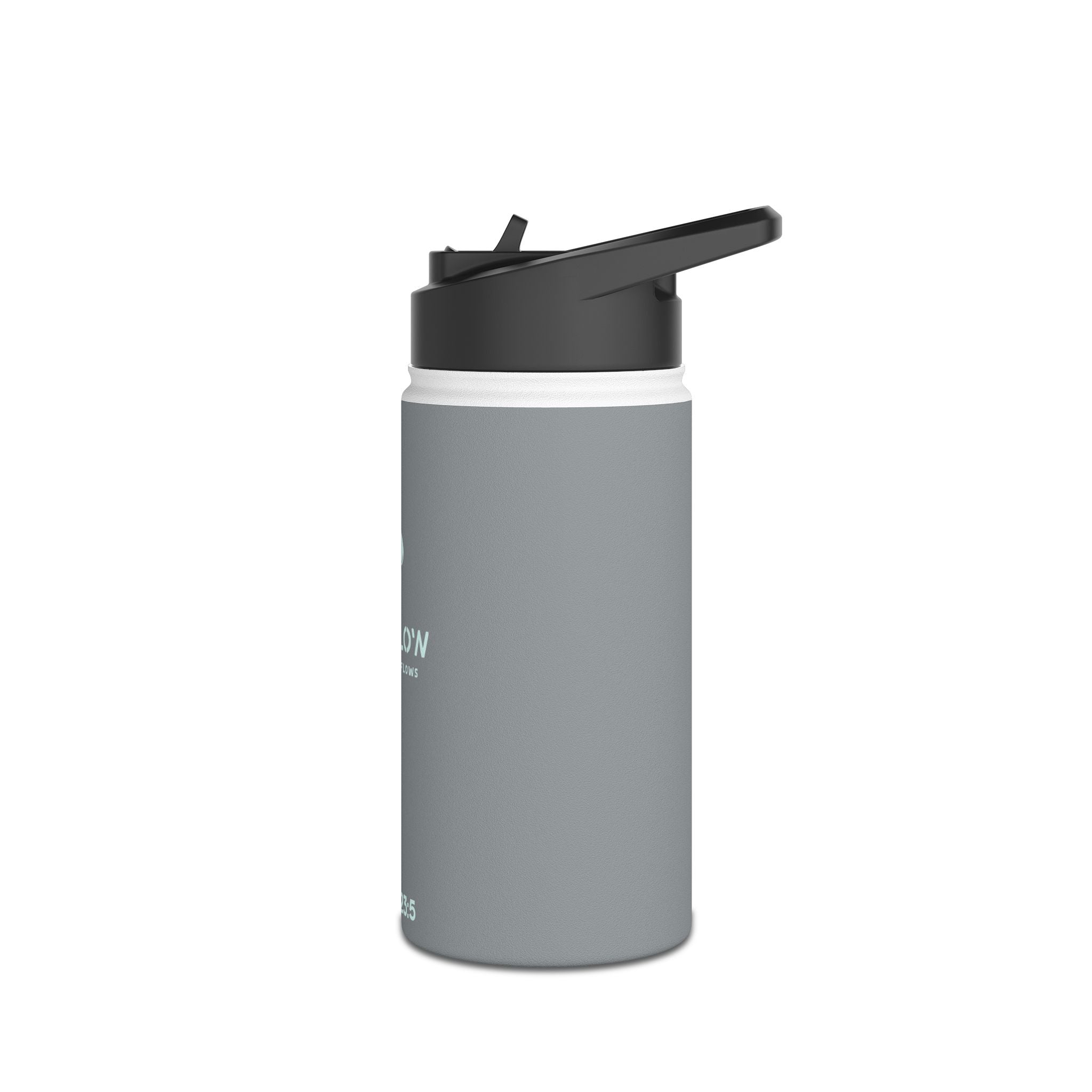 Overflow Stainless Steel Water Bottle - Grey