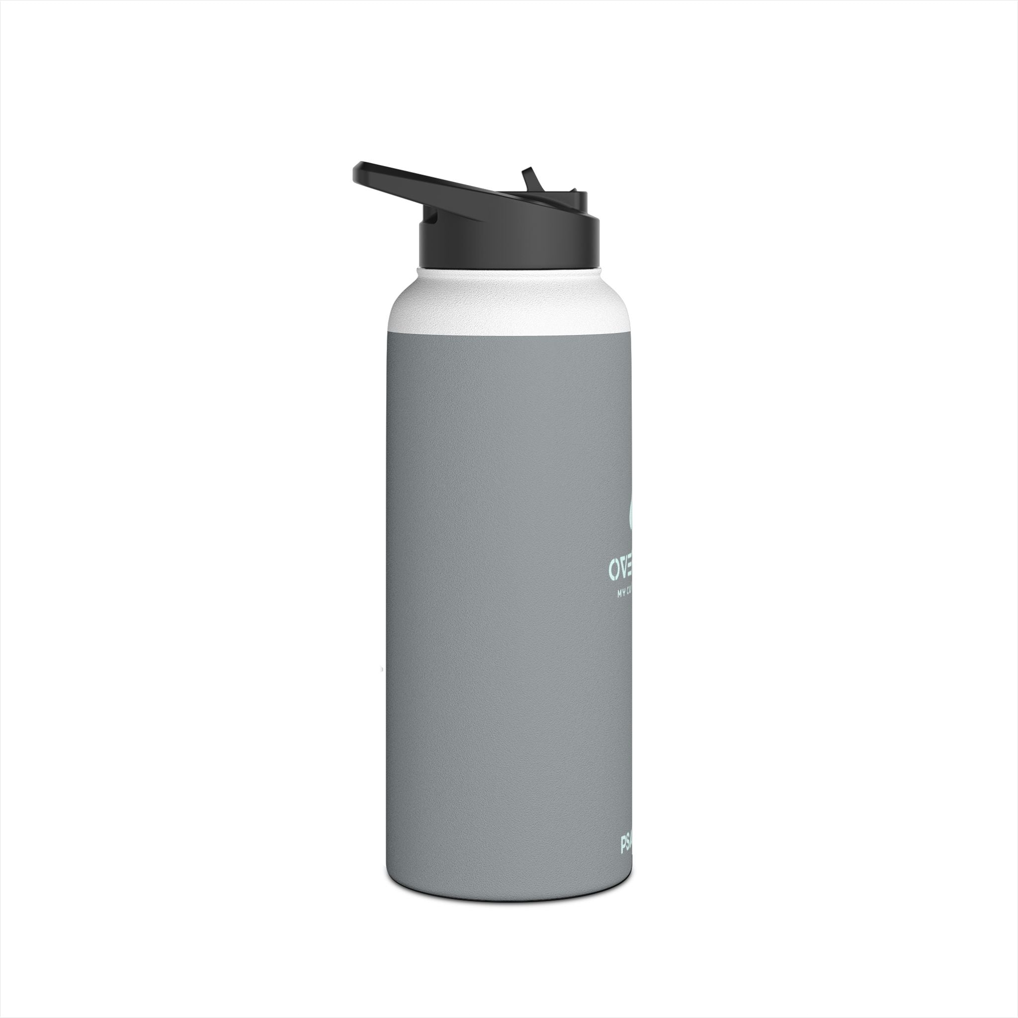 Overflow Stainless Steel Water Bottle - Grey