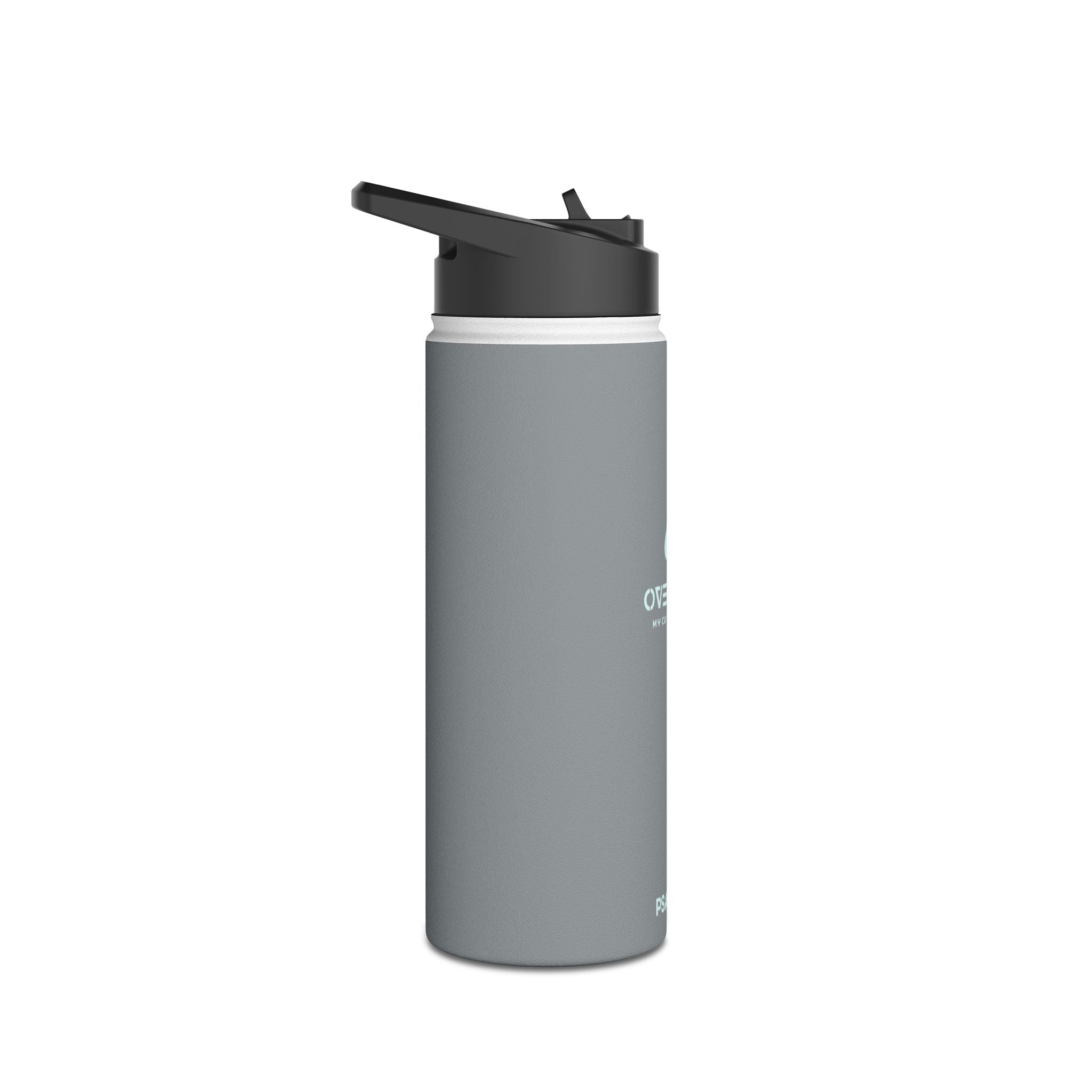 Overflow Stainless Steel Water Bottle - Grey