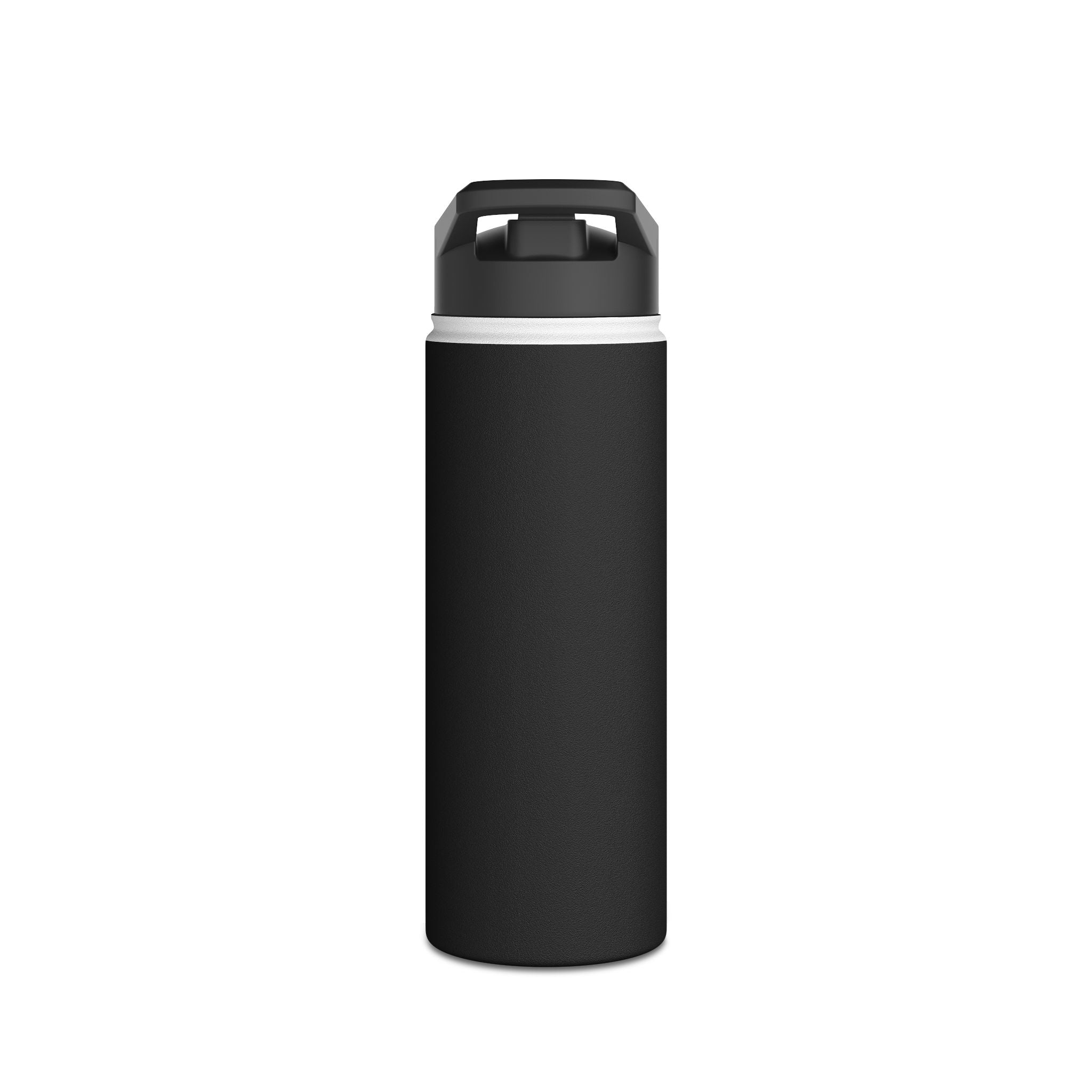 Overflow Stainless Steel Water Bottle - Black