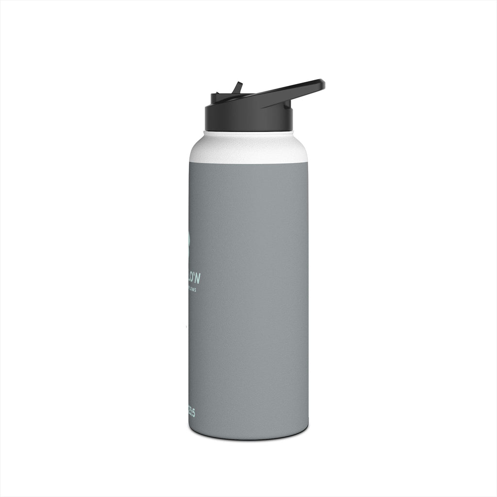 Overflow Stainless Steel Water Bottle - Grey