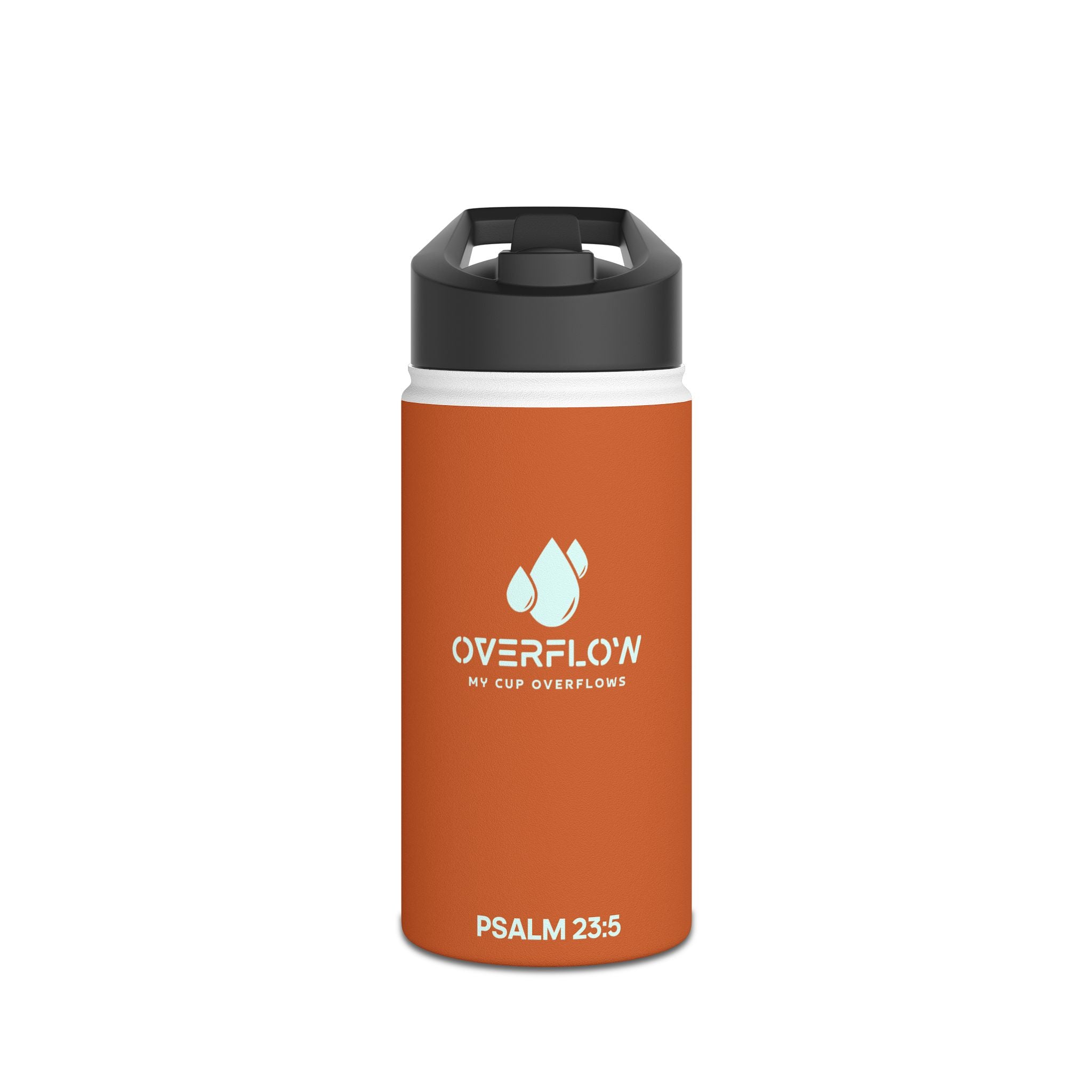 Overflow Stainless Steel Water Bottle - Orange